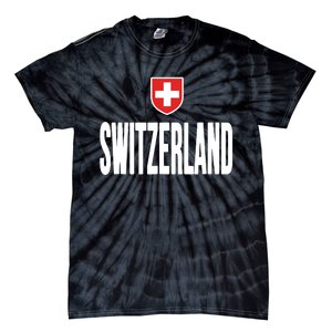 Swiss Flag Switzerland Souvenir Schweiz Gift Suisse Svizzera Tie-Dye T-Shirt