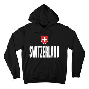 Swiss Flag Switzerland Souvenir Schweiz Gift Suisse Svizzera Tall Hoodie