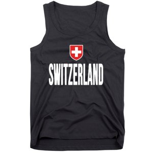 Swiss Flag Switzerland Souvenir Schweiz Gift Suisse Svizzera Tank Top