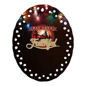 San Francisco Sunday Bay Area Faithful Ceramic Oval Ornament