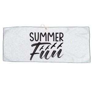 Summer Fun Large Microfiber Waffle Golf Towel