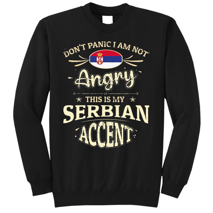 Serbia Flag Souvenirs For Serbians Men & Women Sweatshirt