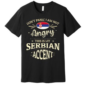 Serbia Flag Souvenirs For Serbians Men & Women Premium T-Shirt