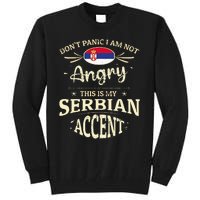 Serbia Flag Souvenirs For Serbians Men & Women Tall Sweatshirt