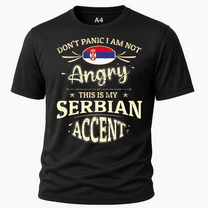 Serbia Flag Souvenirs For Serbians Men & Women Cooling Performance Crew T-Shirt