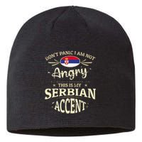 Serbia Flag Souvenirs For Serbians Men & Women Sustainable Beanie