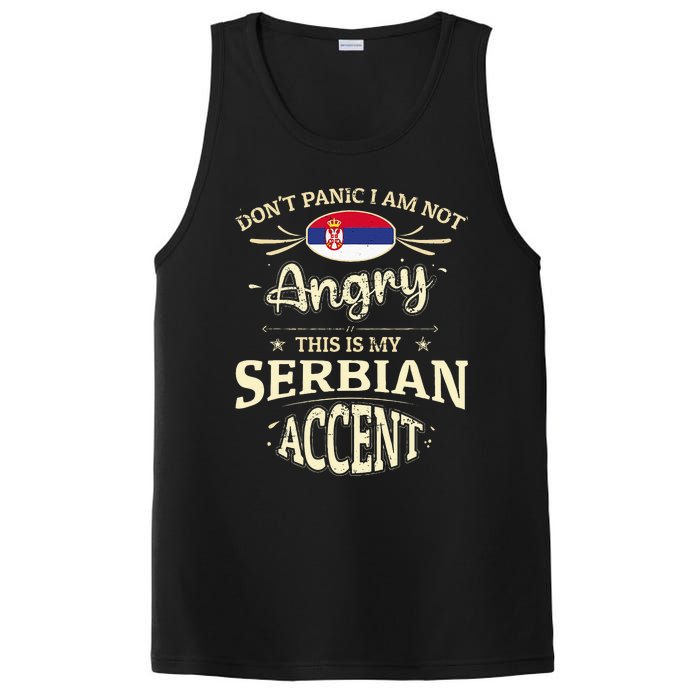 Serbia Flag Souvenirs For Serbians Men & Women PosiCharge Competitor Tank