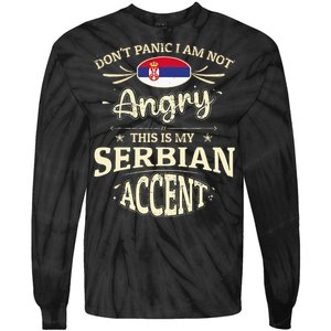 Serbia Flag Souvenirs For Serbians Men & Women Tie-Dye Long Sleeve Shirt