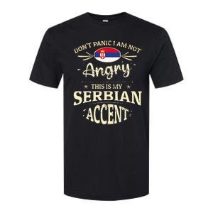 Serbia Flag Souvenirs For Serbians Men & Women Softstyle CVC T-Shirt