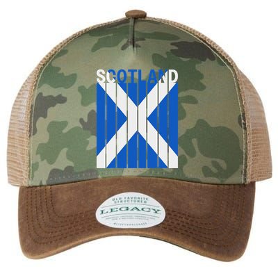 Scotland Flag Legacy Tie Dye Trucker Hat