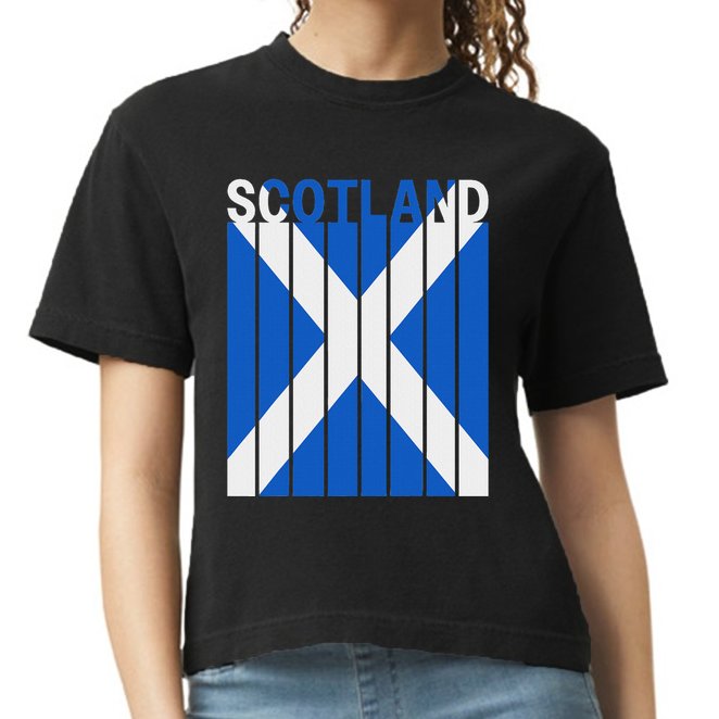 Scotland Flag Comfort Colors Boxy T-Shirt