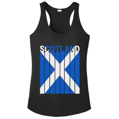 Scotland Flag Ladies PosiCharge Competitor Racerback Tank