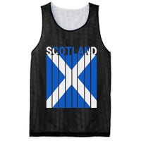 Scotland Flag Mesh Reversible Basketball Jersey Tank