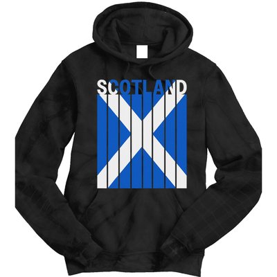 Scotland Flag Tie Dye Hoodie