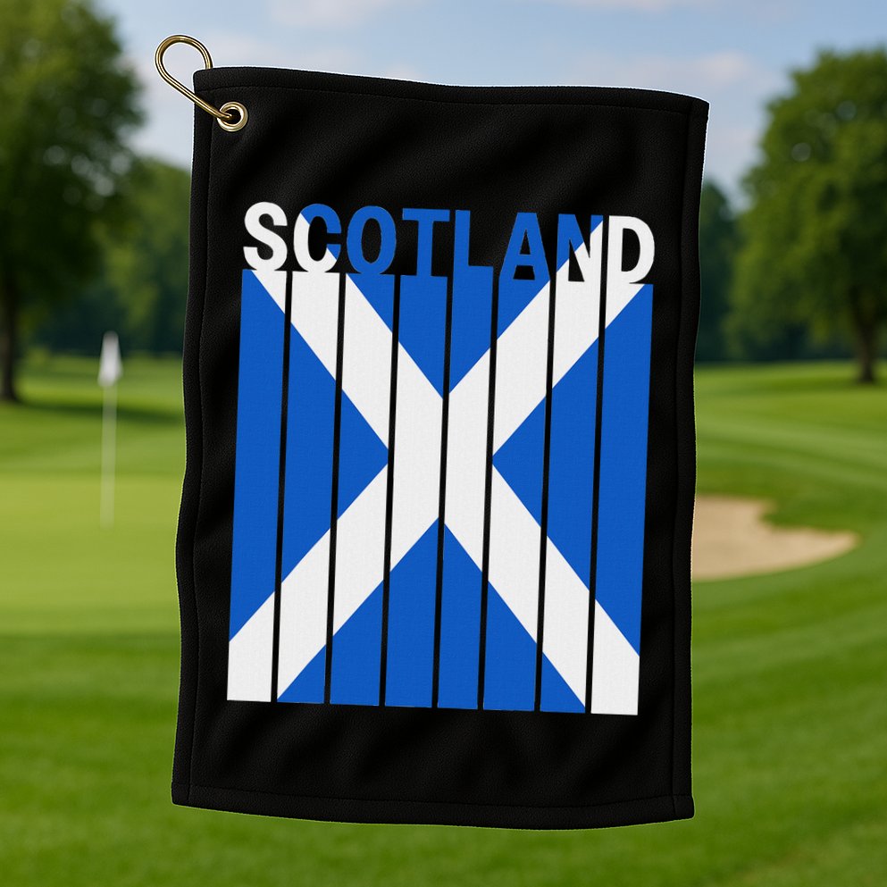 Scotland Flag Golf Towel