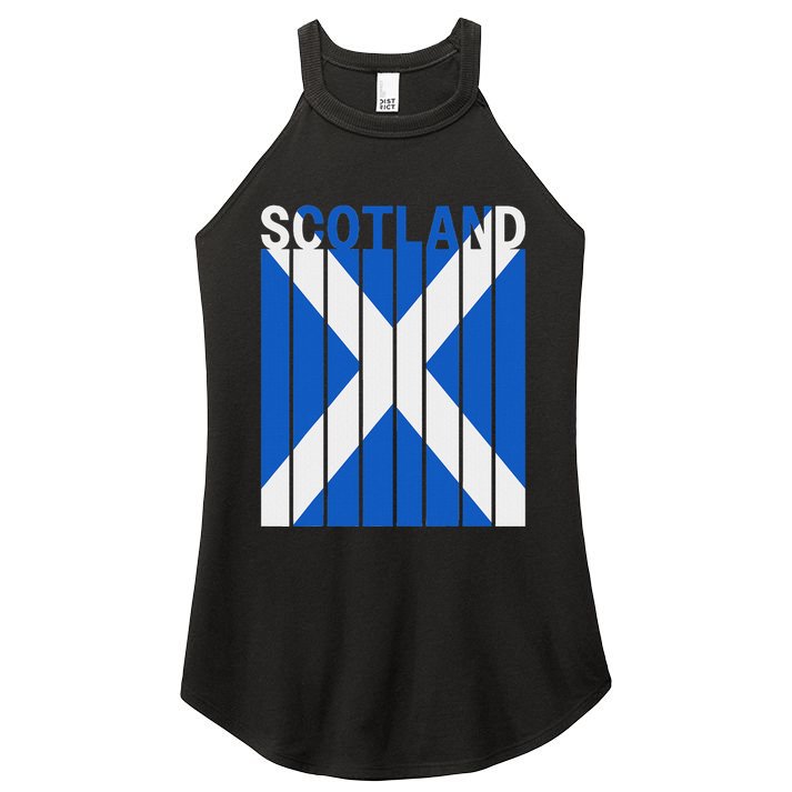 Scotland Flag Women's Perfect Tri Rocker Tank