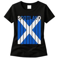 Scotland Flag Womens T-Shirt
