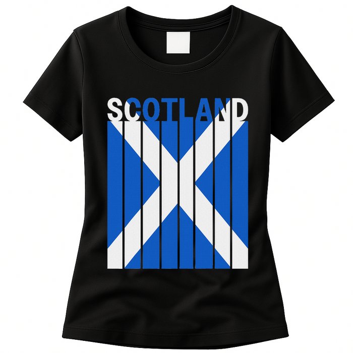 Scotland Flag Womens T-Shirt