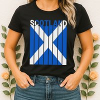 Scotland Flag Womens T-Shirt