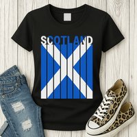 Scotland Flag Womens T-Shirt