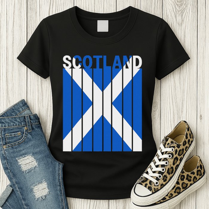 Scotland Flag Womens T-Shirt