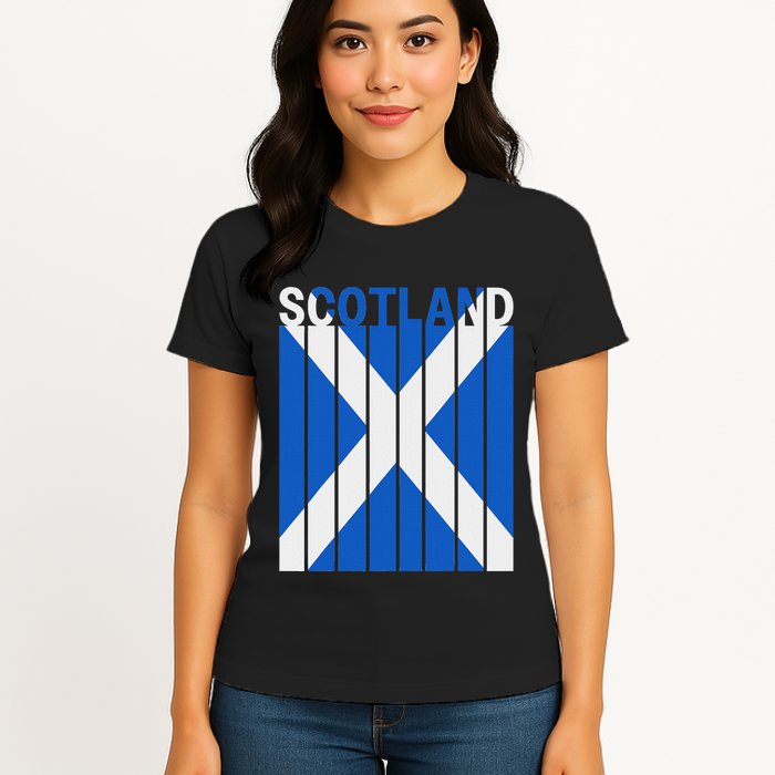 Scotland Flag Womens T-Shirt