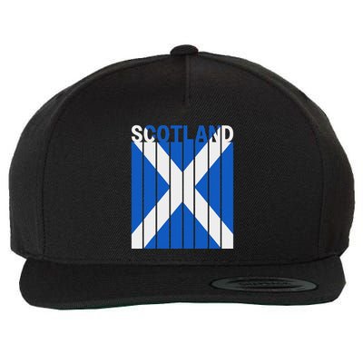 Scotland Flag Wool Snapback Cap