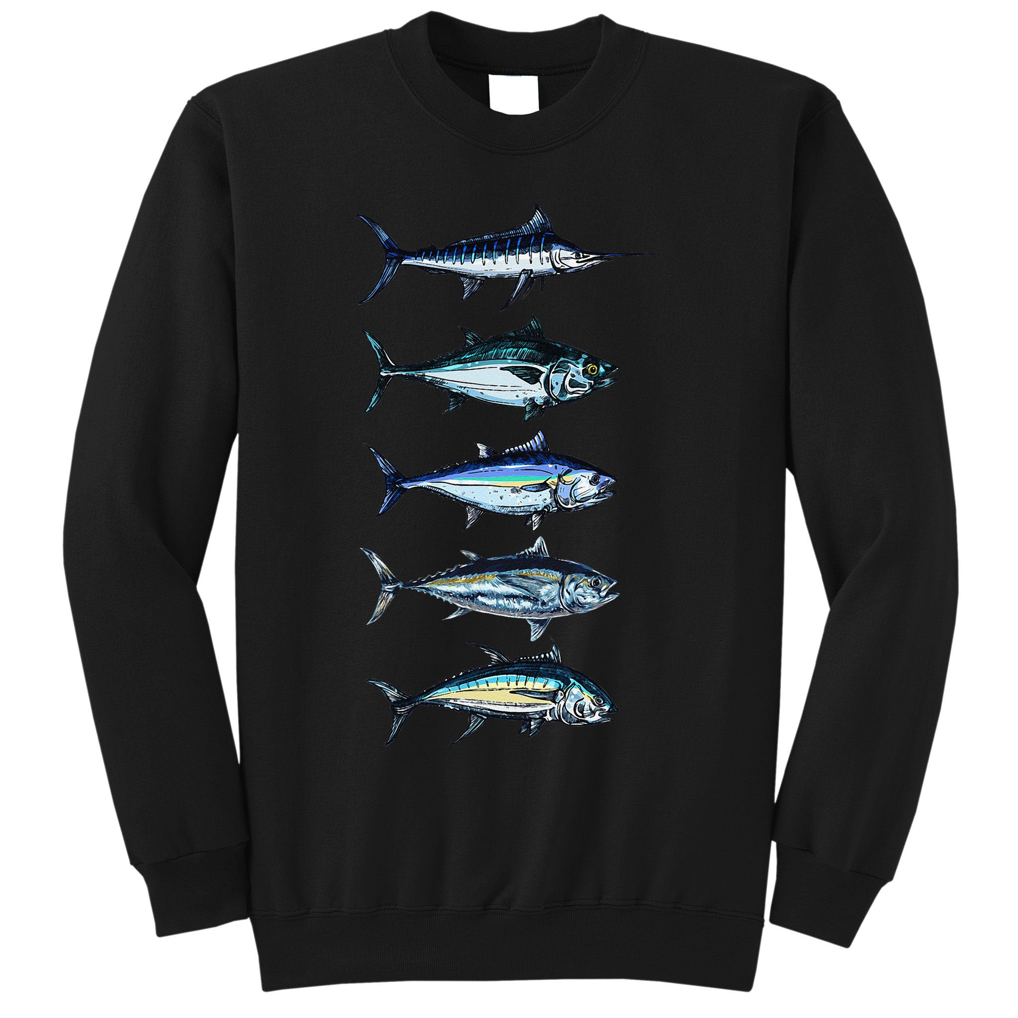 Saltwater Fish Species Swordfish Fishing Camping Hunting Sweatshirt