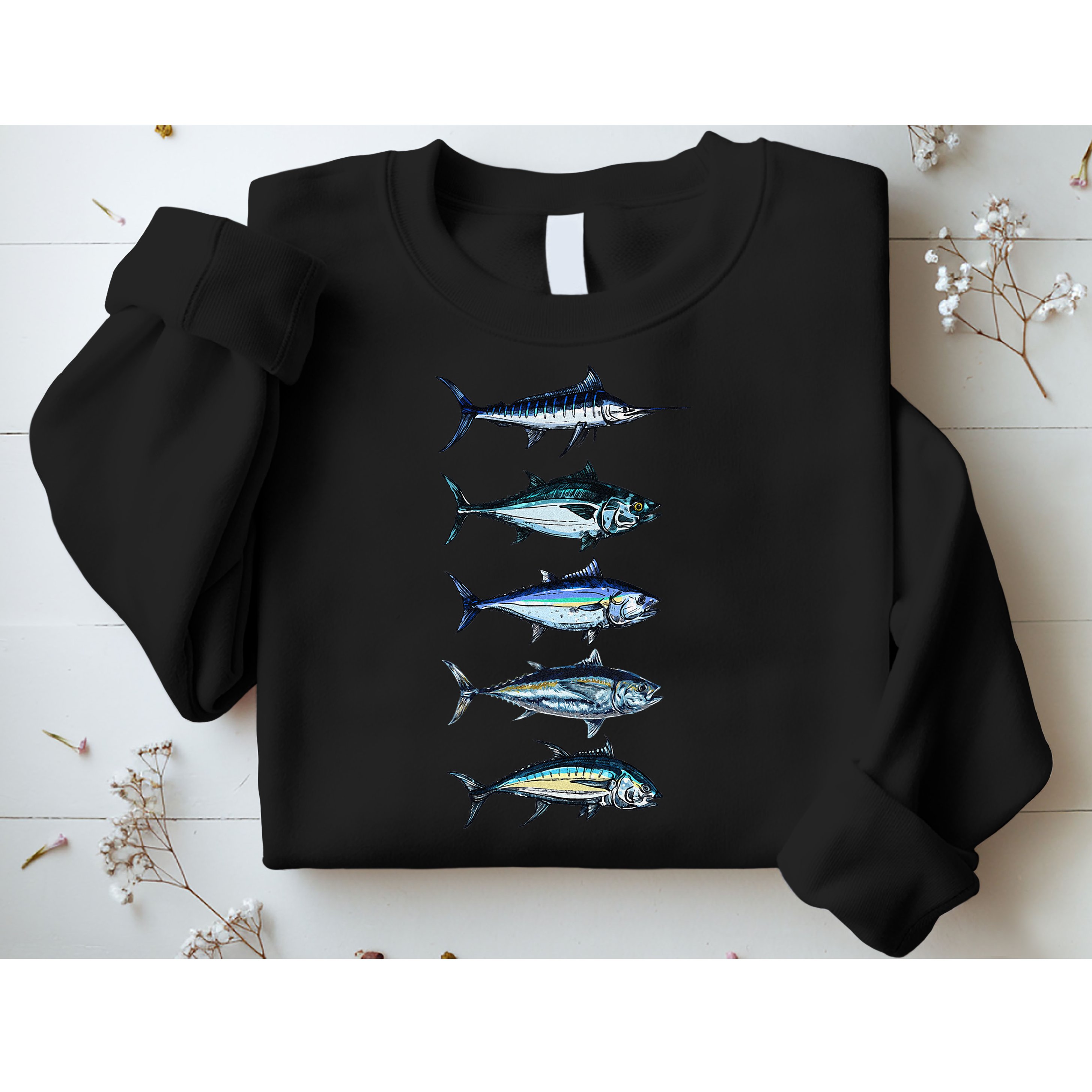 Saltwater Fish Species Swordfish Fishing Camping Hunting Sweatshirt