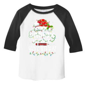 Santa Favorite Speech Therapist Christmas Speech Therapy Gift Toddler Fine Jersey T-Shirt