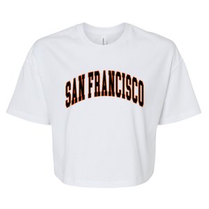 San Francisco Bella+Canvas Jersey Crop Tee