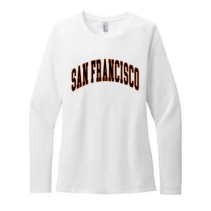 San Francisco Womens CVC Long Sleeve Shirt