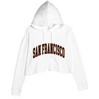 San Francisco Crop Fleece Hoodie