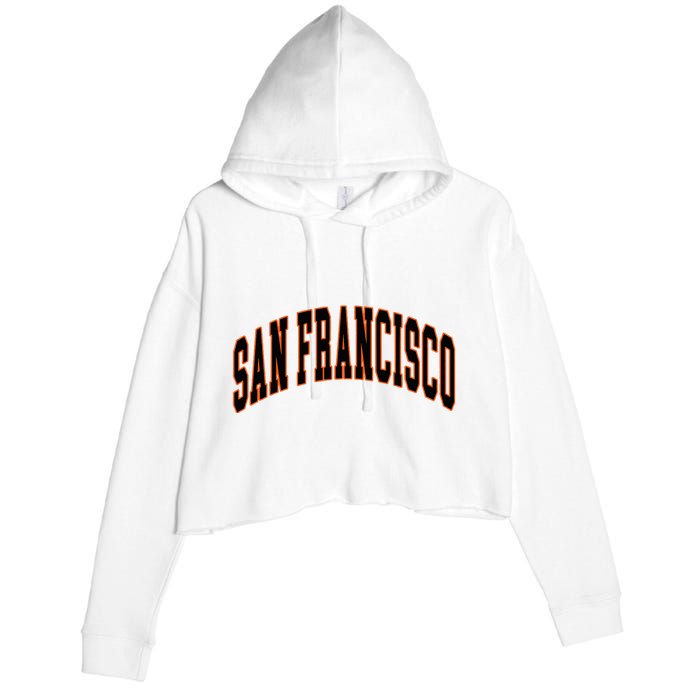 San Francisco Crop Fleece Hoodie