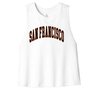 San Francisco Women's Racerback Cropped Tank