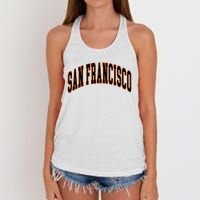 San Francisco Women's Knotted Racerback Tank