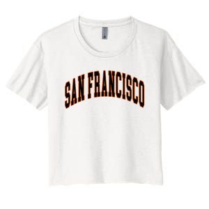 San Francisco Women's Crop Top Tee