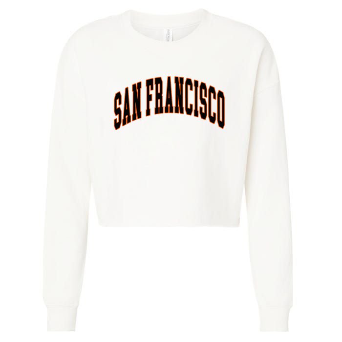 San Francisco Cropped Pullover Crew