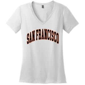 San Francisco Women's V-Neck T-Shirt