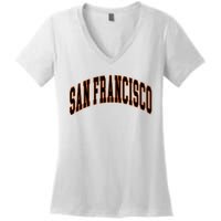 San Francisco Women's V-Neck T-Shirt