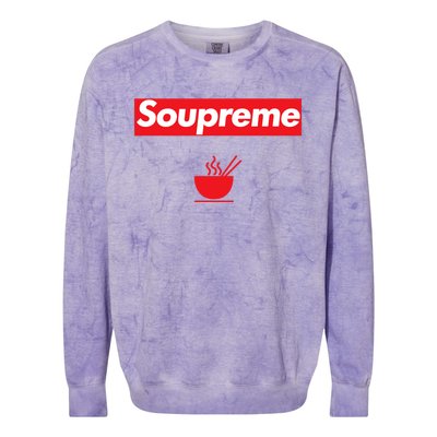 Soupreme Funny Soupreme Colorblast Crewneck Sweatshirt