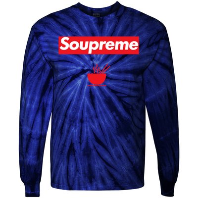 Soupreme Funny Soupreme Tie-Dye Long Sleeve Shirt