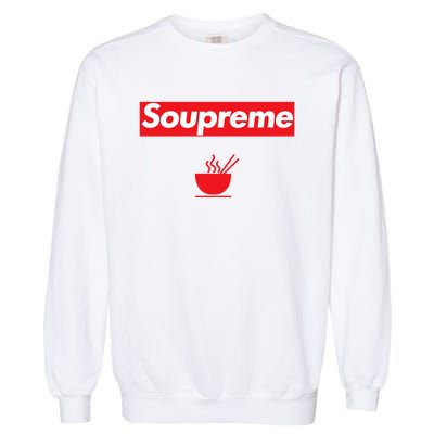 Soupreme Funny Soupreme Garment-Dyed Sweatshirt