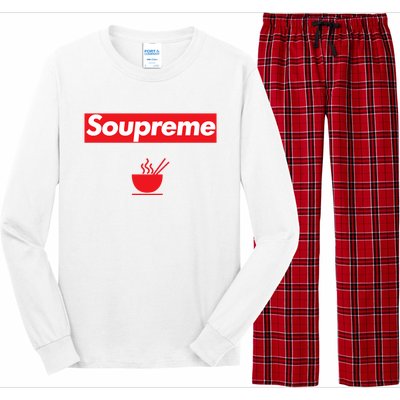 Soupreme Funny Soupreme Long Sleeve Pajama Set