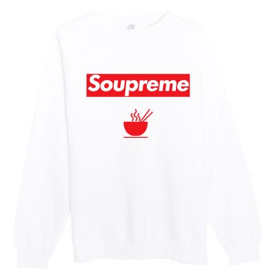 Soupreme Funny Soupreme Premium Crewneck Sweatshirt