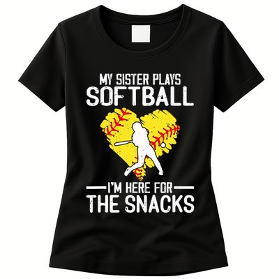 Softball Funny Sassy Sport Player For Soft Ball Girl Women Womens T-Shirt