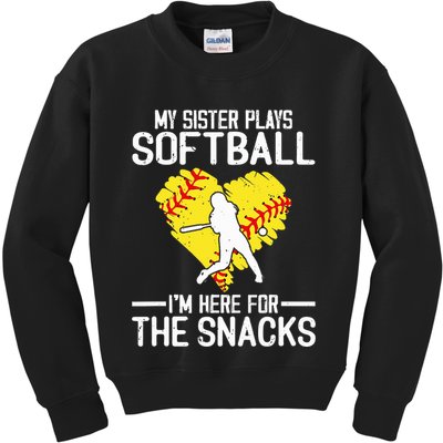 Softball Funny Sassy Sport Player For Soft Ball Girl Women Kids Sweatshirt