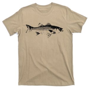 Striper Fishing Striped Bass Lucky Fishing T-Shirt