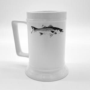 Striper Fishing Striped Bass Lucky Fishing Beer Stein