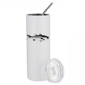 Striper Fishing Striped Bass Lucky Fishing Stainless Steel Tumbler